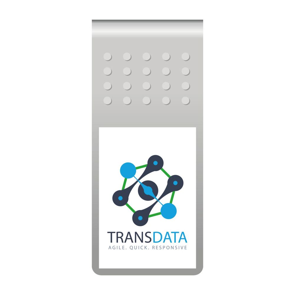 ROMINOX® Mehrweg-Büroklammer Straight Clip XL mit Noppen, idealer Mailingartikel für Dokumente, bis zu 35 Seiten Klemmkraft