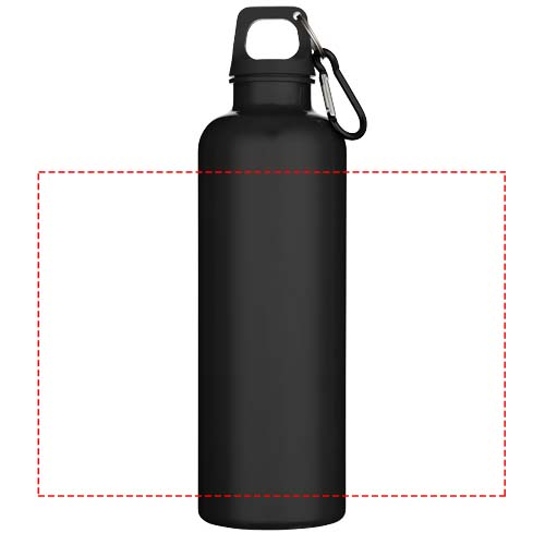 Oregon 750 ml einfarbige RS-zertifizierte Wasserflasche aus recyceltem Kunststoff mit Karabinerhaken  