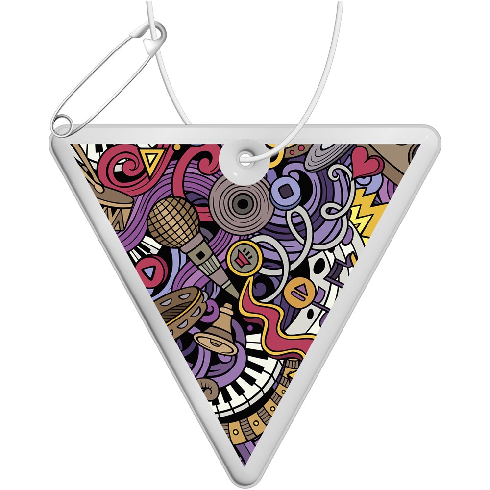 RFX™ H-12 reflektierender PVC-Anhänger Dreieck