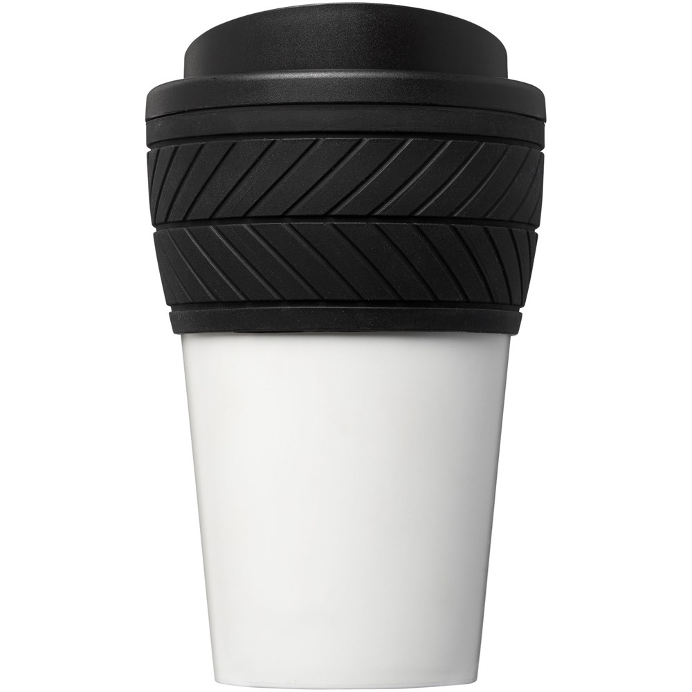 Brite-Americano® 350 ml Isolierbecher mit Schutzring Reifen-Design