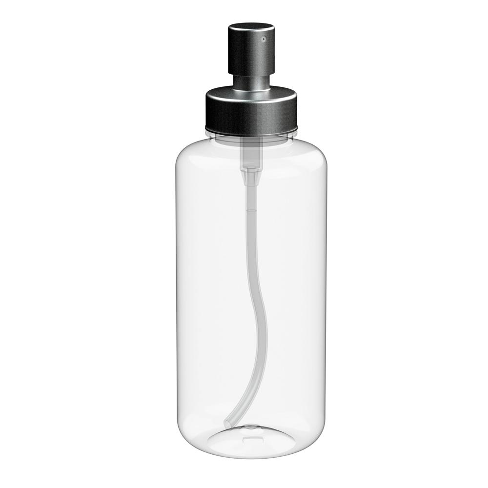 Sprayflasche "Superior", 1,0 l - transparent/silber