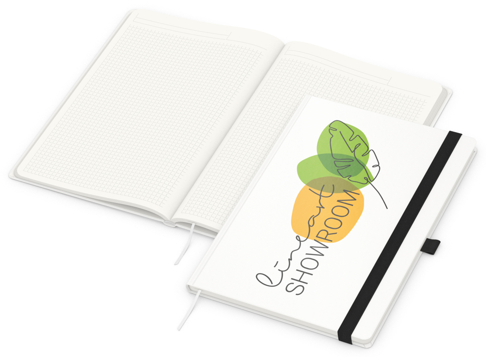 Notizbuch Match-Book Recycling - Schwarz