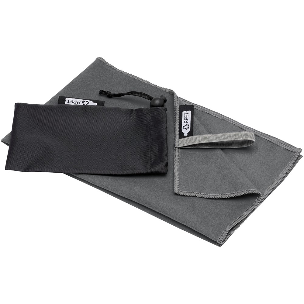 Pieter ultraleichtes und schnell trocknendes GRS Handtuch 30 × 50 cm - grau