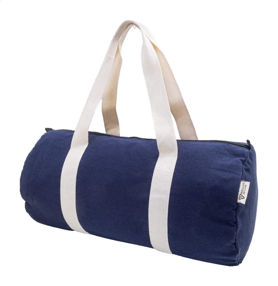 Rekan Duff - Sporttasche aus recyceltem Canvas - blau