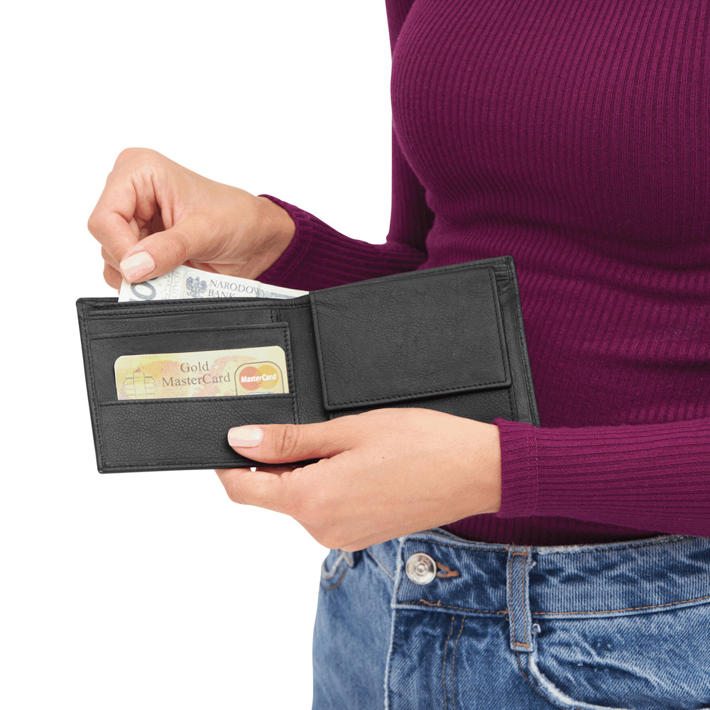 PALERMO - Echtleder-Geldbörse