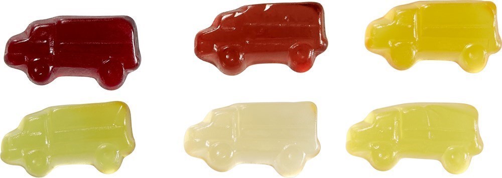 Fruchtgummi-Standardformen 10 g, LKW