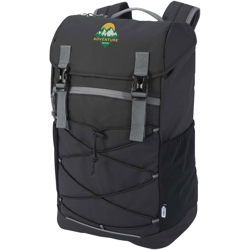 Aqua 15,6" GRS recycelter wasserabweisender Laptop-Rucksack 23 L