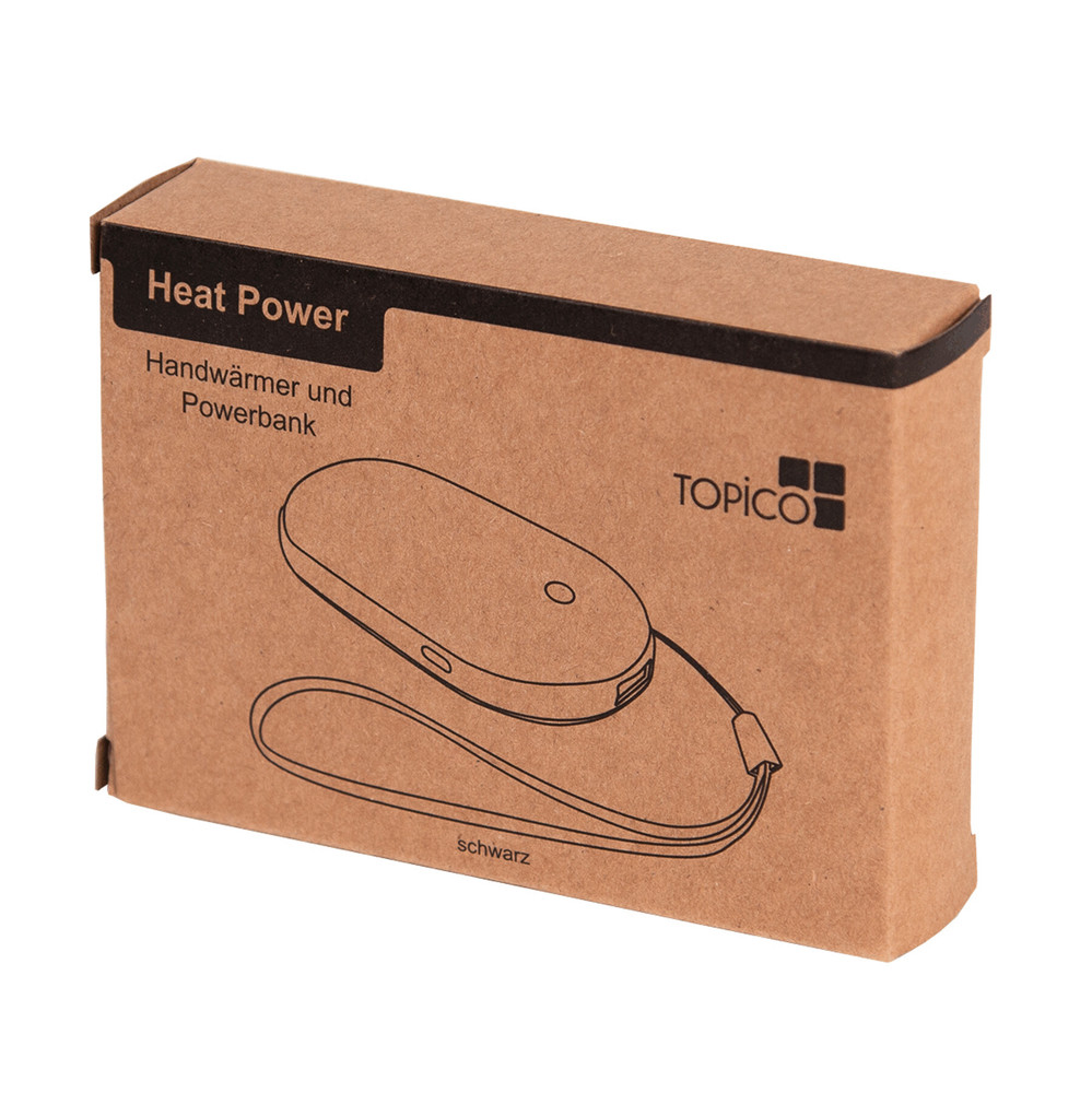HEAT POWER - Powerbank und Taschen- / Handwärmer