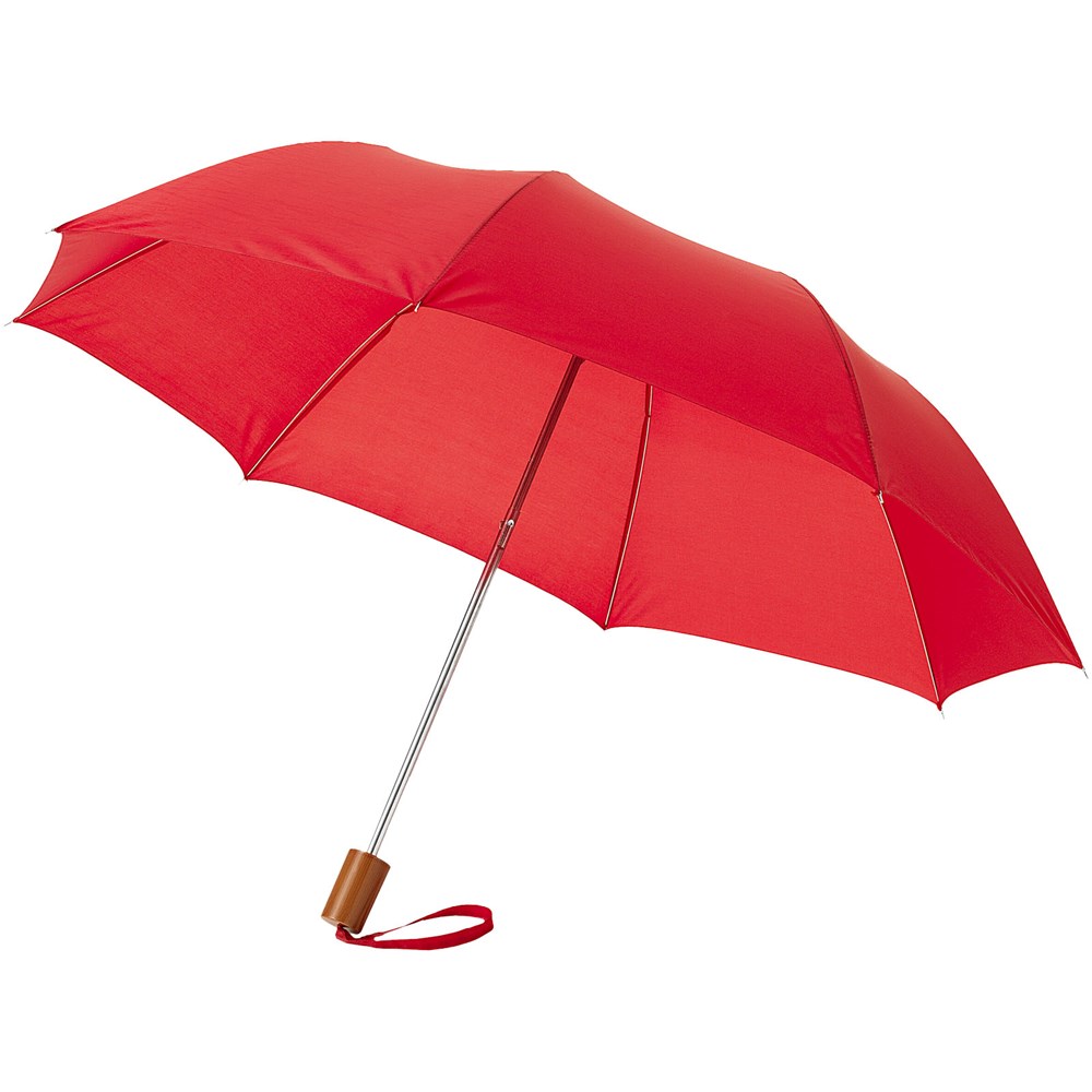 Oho 20" Kompaktregenschirm - rot