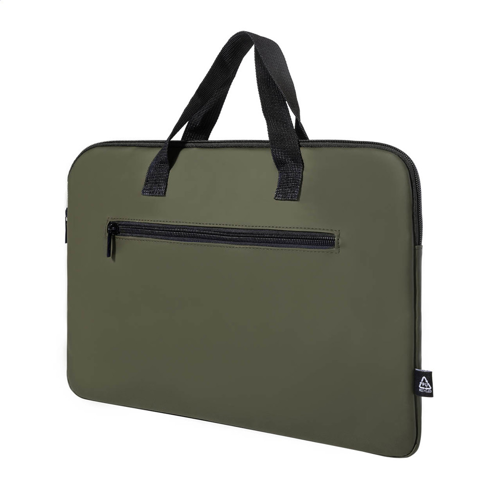 Pubbuk - Laptoptasche aus RPU - grün