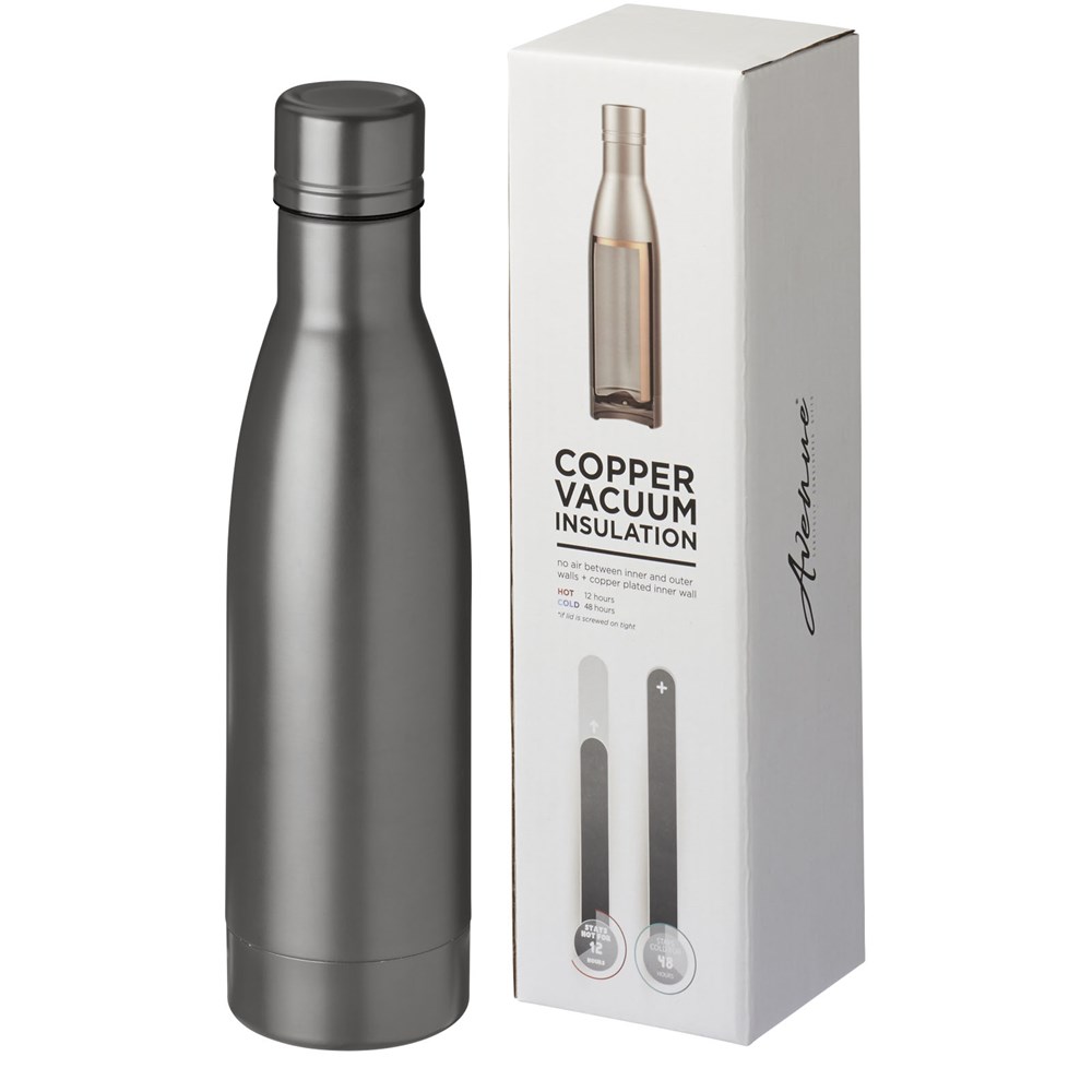 Vasa 500 ml Kupfer-Vakuum Isolierflasche - Titan