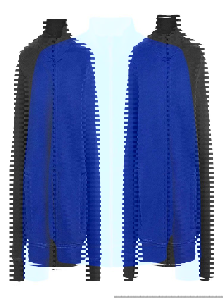 BS Harlem Pullover mit durchgehendem Reißverschluss, 280 gr/m² - Royalblau (PMS 2145C)