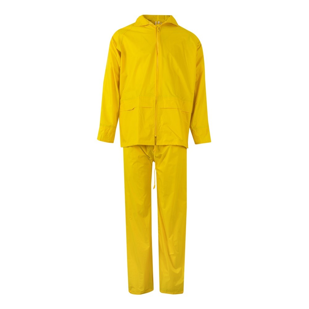 VL SEDNA. Regenanzug (225g/m²), zweiteilig aus Polyester (100%) mit PVC-Beschichtung - gelb