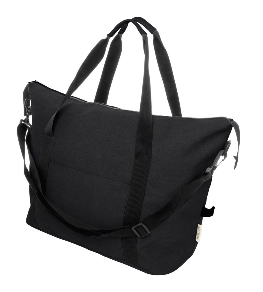 Rebyss Travel - Recycelten Canvas Reisetasche - schwarz