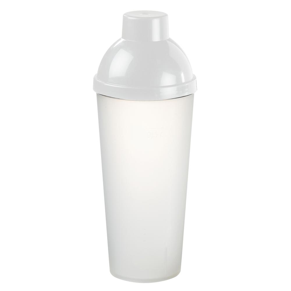 Shaker "Lagoon" 0,5 l - transparent-milchig/weiß