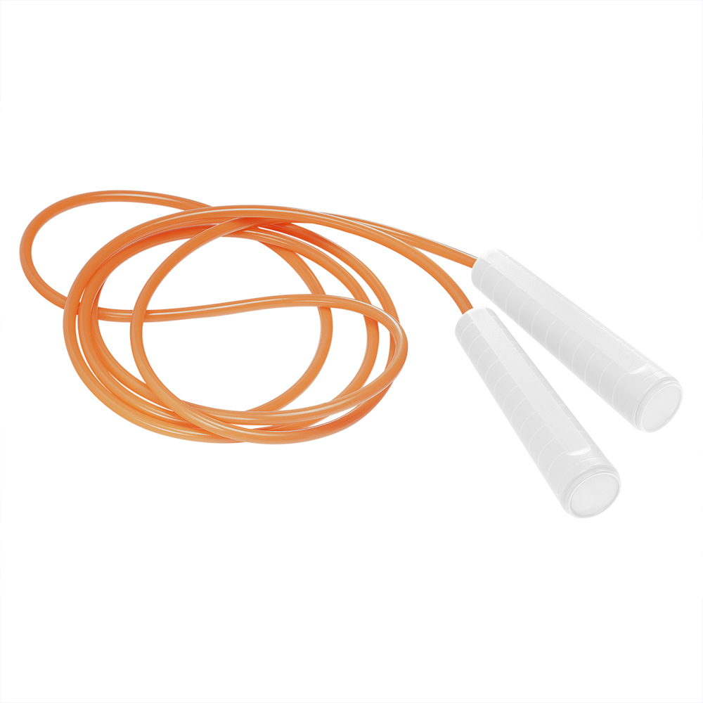 Springseil - weiß/weiß/neonorange