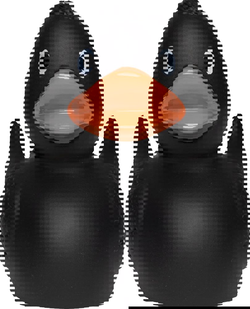 Quietsche-Ente, schwarz, 7,5 cm