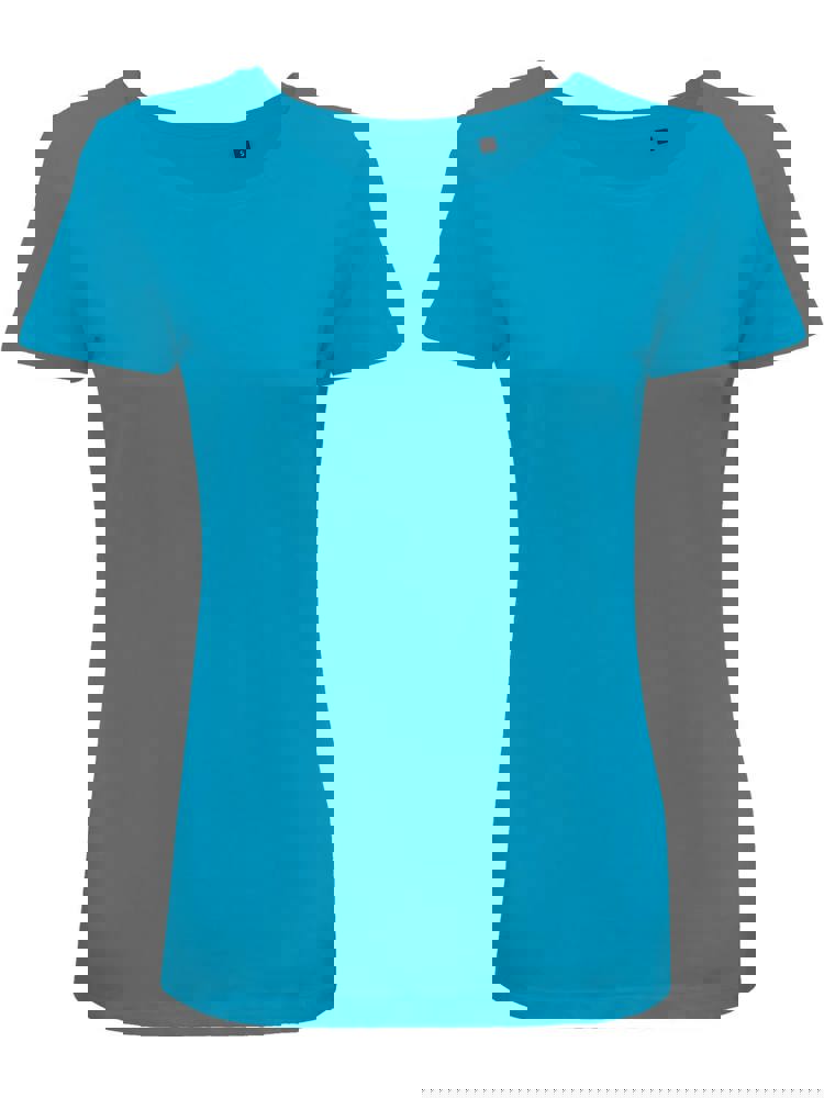 BS Moon Damen T-Shirt, 150 gr/m² - Turquoise