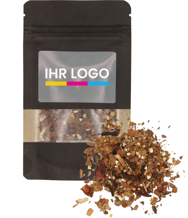 Glühweingewürz verpackt im Doypack Beutel klein Schwarz