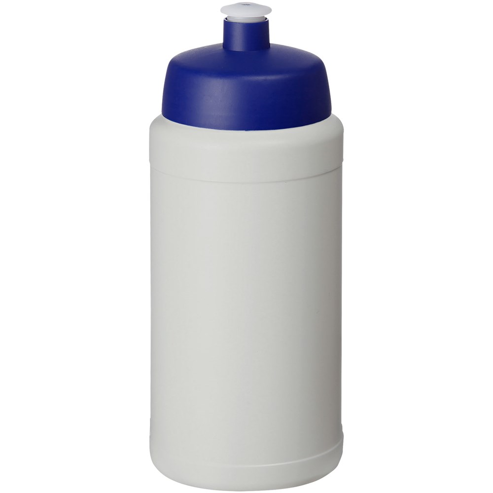Baseline Recycelte Sportflasche, 500 ml - natur, blau