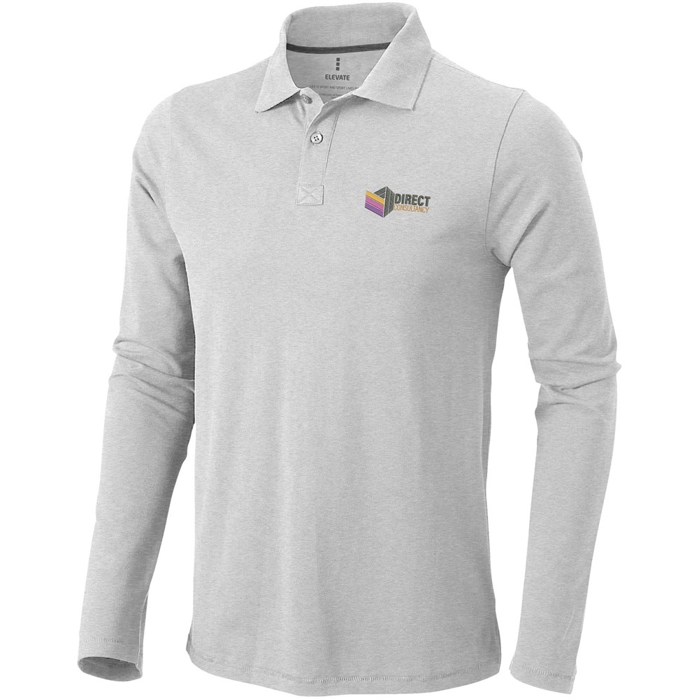 Oakville Langarm Poloshirt für Herren