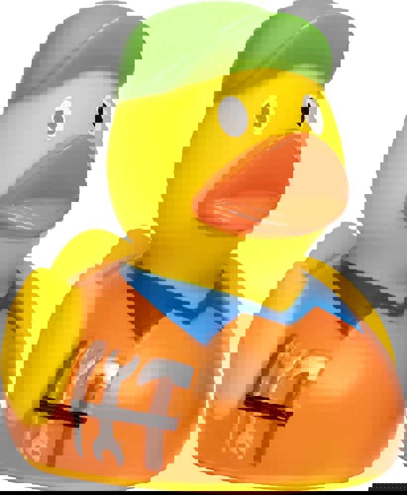 Quietsche-Ente Handwerker, multicolour, one size