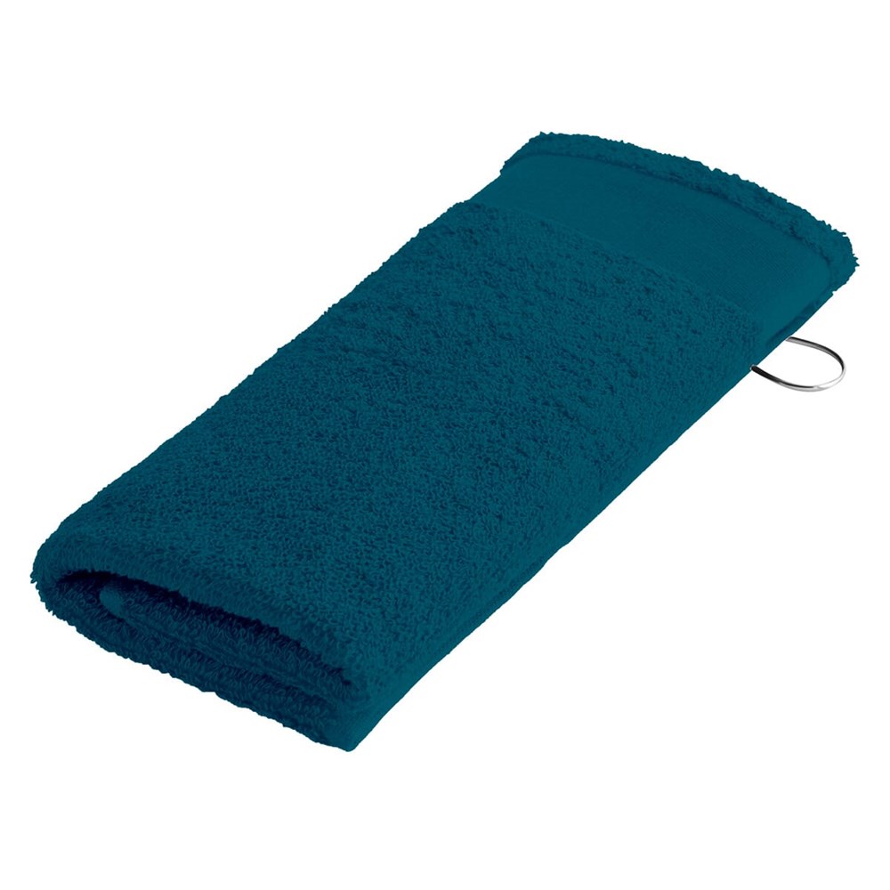 Sophie Muval Golfhandtuch 55x30 cm, 450 gr/m² - Petrol (PMS 3145c) / Petrol