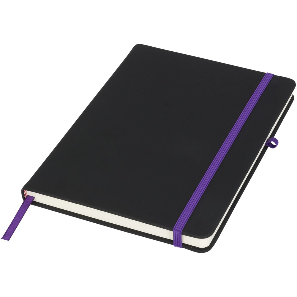 Noir A5 Notizbuch - schwarz, lila