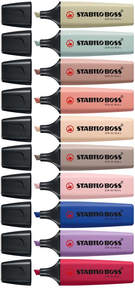STABILO BOSS ORIGINAL NatureCOLORS Leuchtmarkierer
