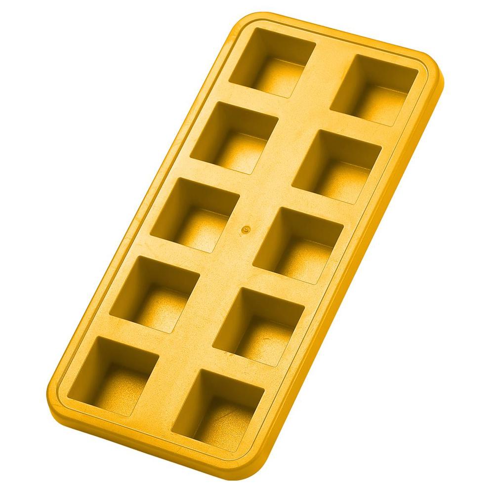 Eiswürfelform "Quadrate" - standard-gelb