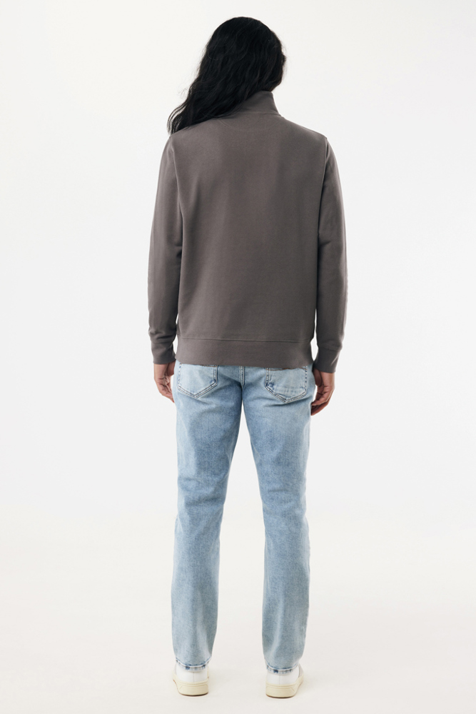 IQONIQ Elgon Quarter-Zip-Sweater aus rec. Baumwolle