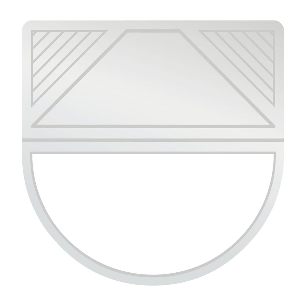 ROMINOX® Eckenklammer Corner Snap in Silber, idealer Mailingartikel für Dokumente, Büroklammer mit bis zu 10 Seiten Klemmkraft