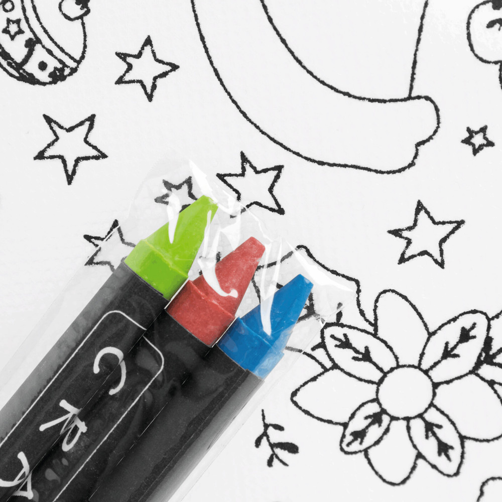 COLOURFUL SNOWMAN - Bemalbarer Turnbeutel