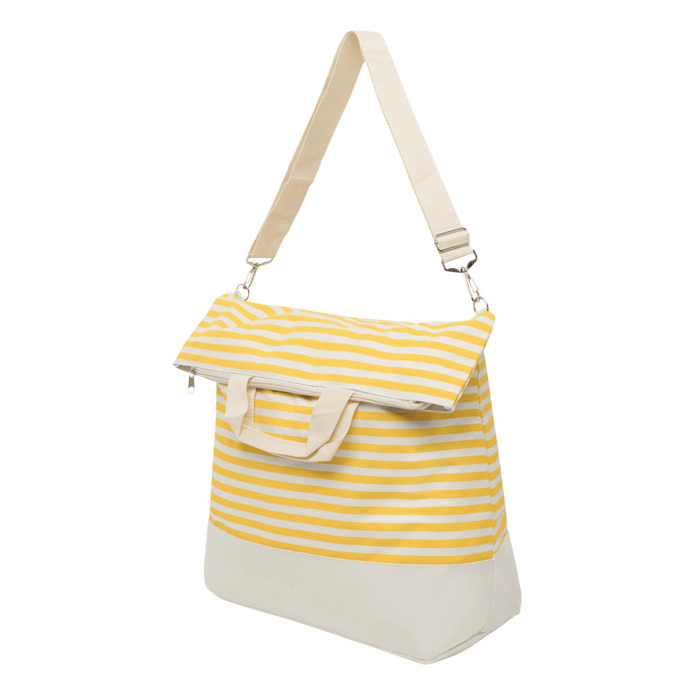 JUIST - Strandtasche - beige, gelb