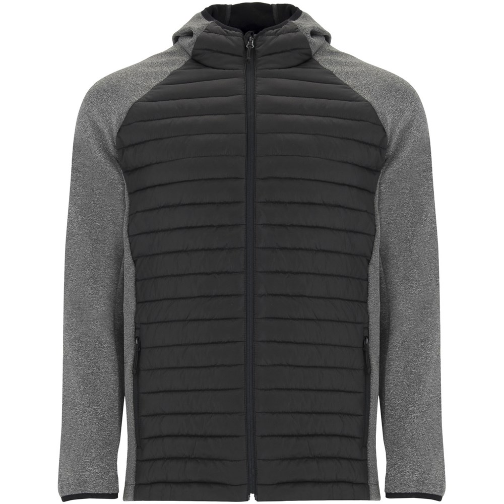 Minsk Hybrid Thermojacke Unisex - schwarz, heather schwarz