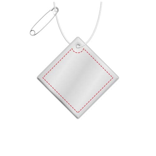 RFX™ H-20 Diamant reflektierender PVC-Anhänger groß