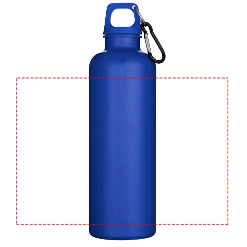 Oregon 750 ml einfarbige RS-zertifizierte Wasserflasche aus recyceltem Kunststoff mit Karabinerhaken  
