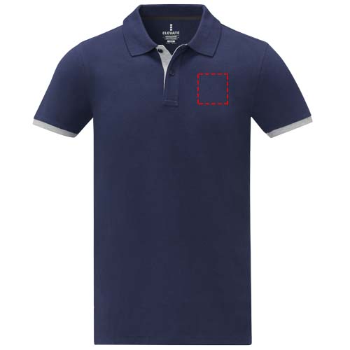 Morgan Polo für Herren, zweifarbig