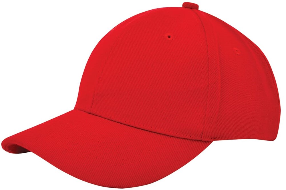Heavy Brushed Cap - Rot (PMS 199c) / Rot
