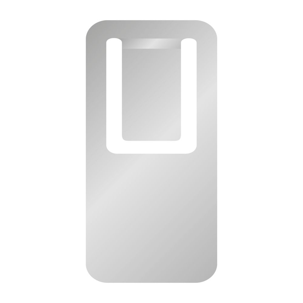 ROMINOX® Mehrweg-Büroklammer Easy Clip, idealer Mailingartikel für Dokumente, bis zu 4 Seiten Klemmkraft