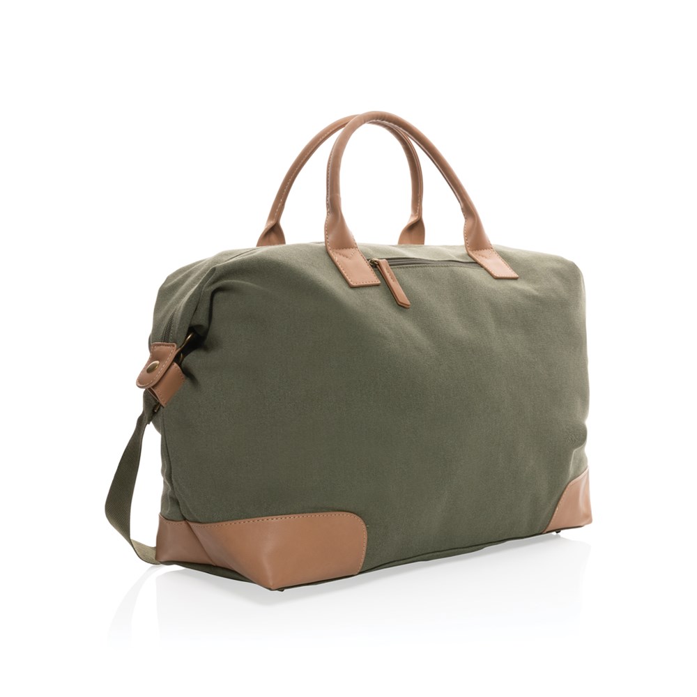 Impact AWARE™ 16 oz. rCanvas große Wochenendtasche - grün (± PMS 7498)