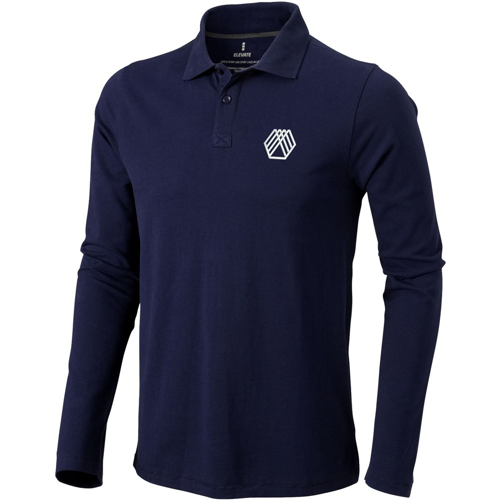Oakville Langarm Poloshirt für Herren