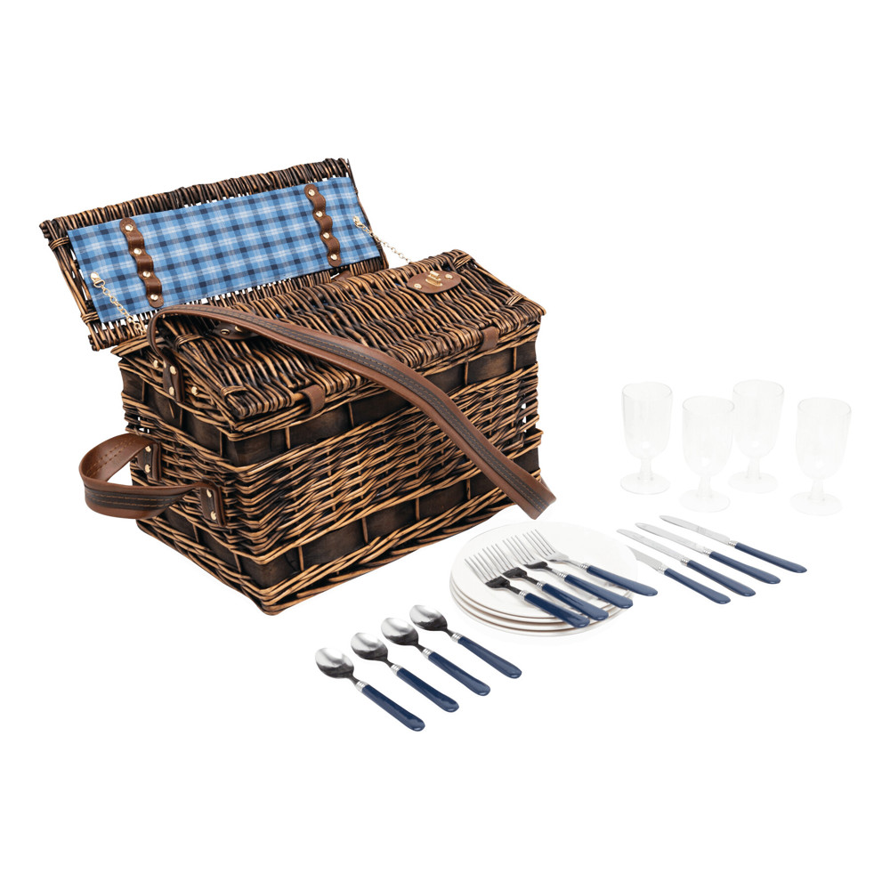 SUMMERTIME - Weiden-Picknickkorb