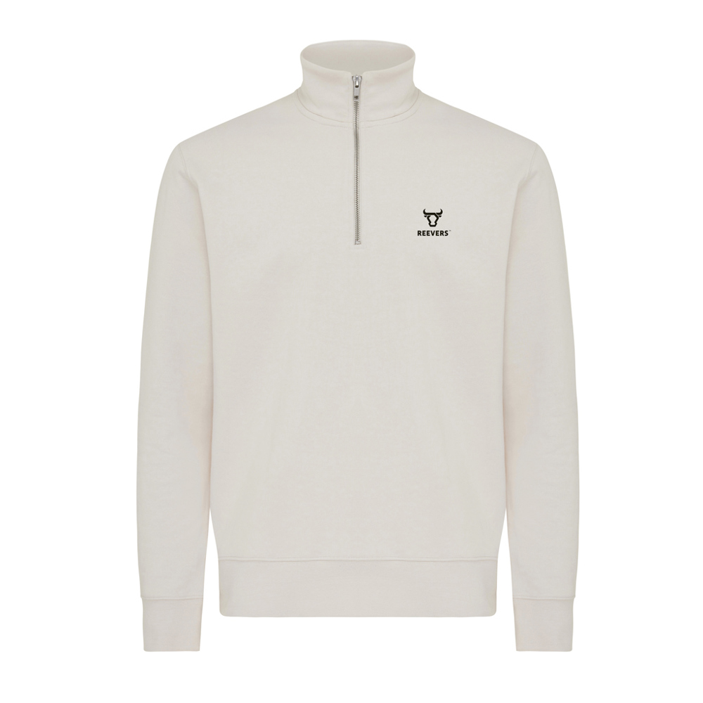 IQONIQ Elgon Quarter-Zip-Sweater aus rec. Baumwolle