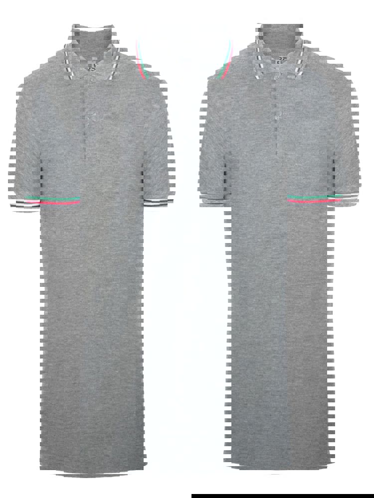 BS Italy Polo, 200 gr/m² - Grau-meliert (PMS Cool Grey 7C)