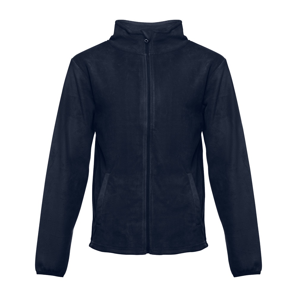 THC HELSINKI. Herren-Fleecejacke aus Polyester - Dunkelblau