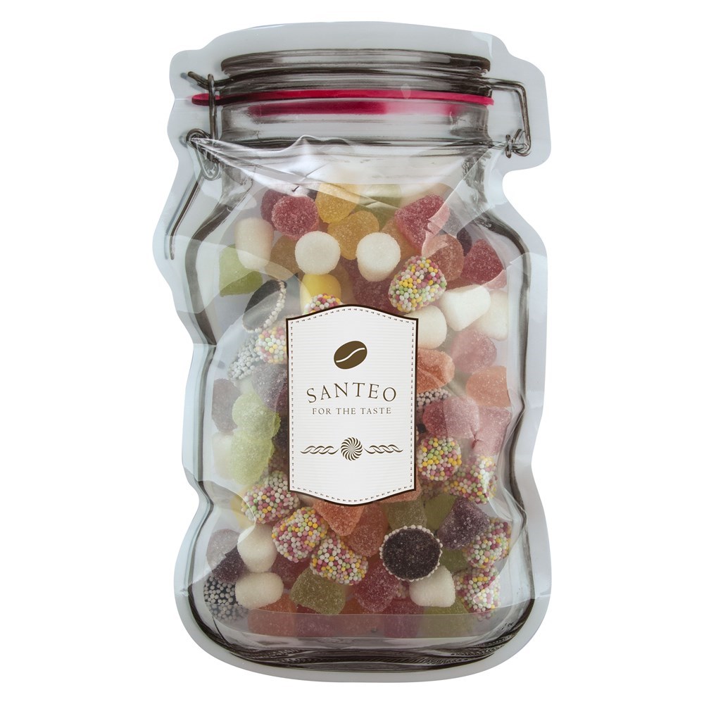 Briefkasten-"Weckglas" maxi mit Süßigkeiten