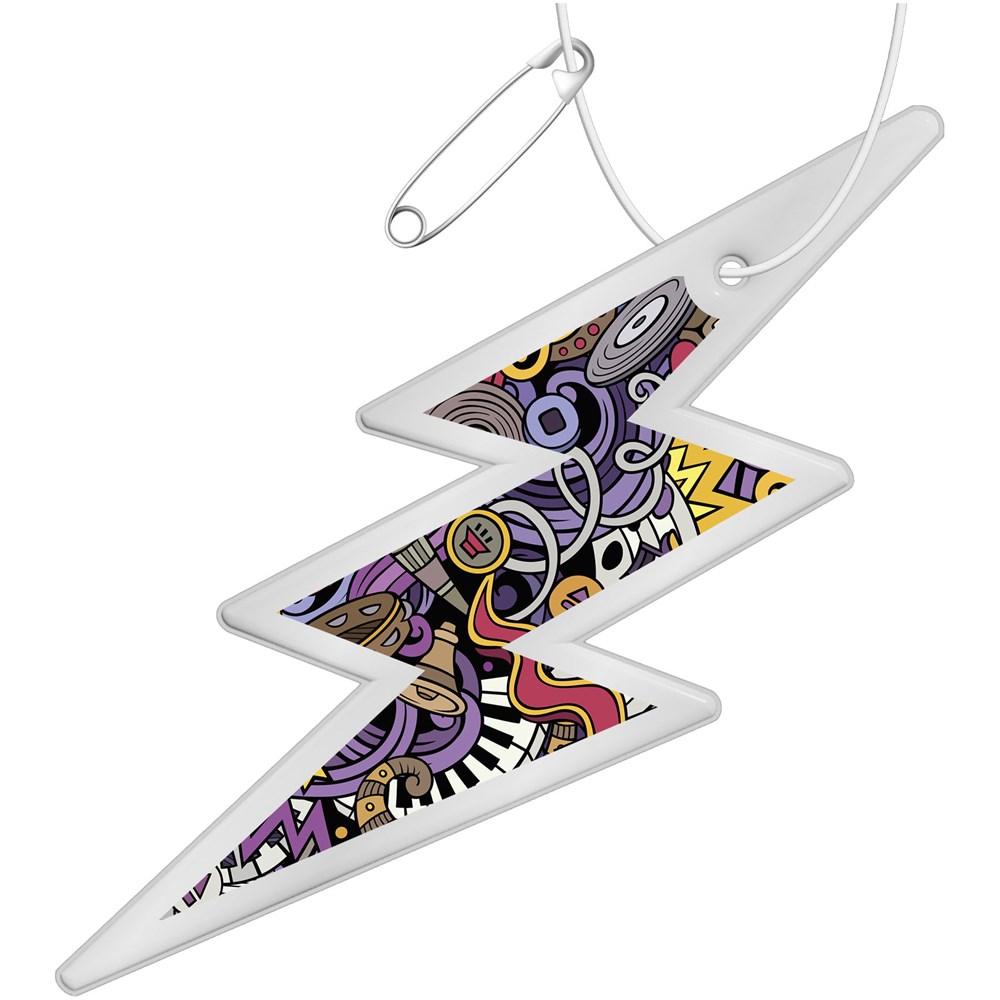 RFX™ H-10 Reflektierender PVC-Anhänger Blitz