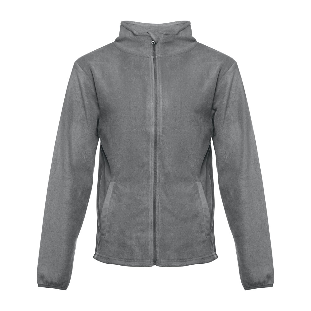 THC HELSINKI. Herren-Fleecejacke aus Polyester - grau