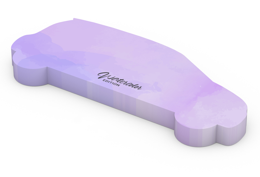 Haftnotiz Form 125 × 72 - individuell bedruckt